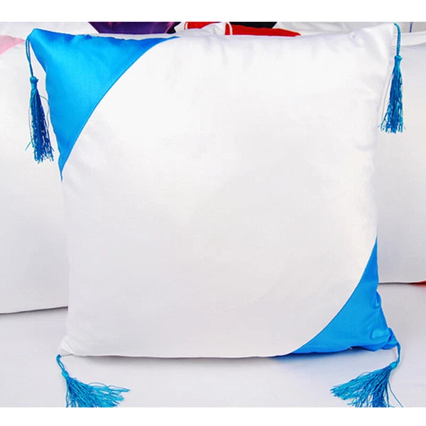 4Pcs 16"x16" Sublimation Blank Throw Pillow Case Cover for Sofa Bed Car Decor