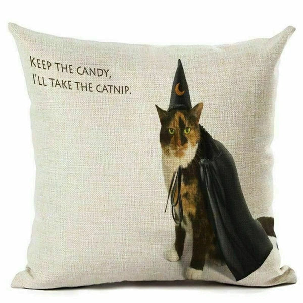Decor Cushion Hallween Sofa Cover Cover Pumpkin 18"*18" Pillow Pillow Home Case
