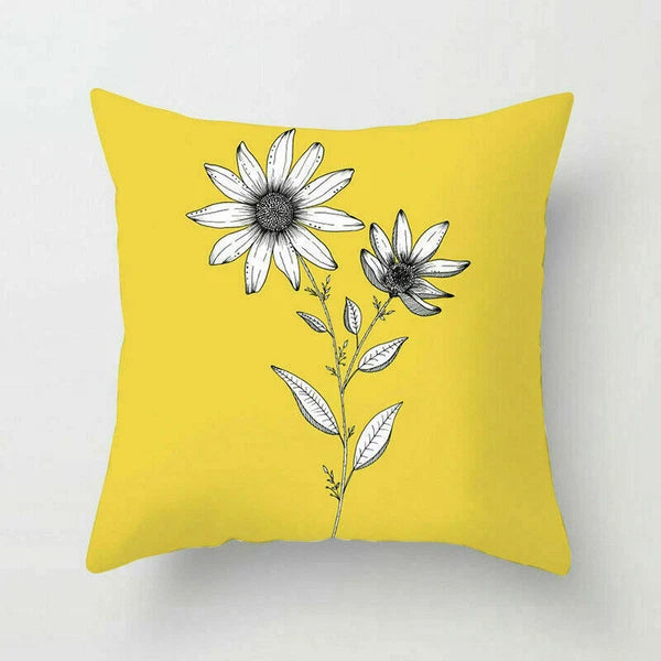 Rustic Flower 18inch Pillow Case Sofa Bed Cushion Cover Home Decor