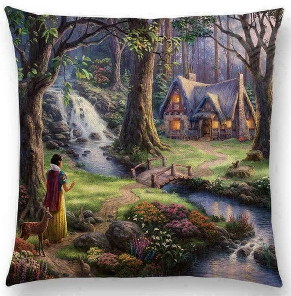 Scenery Country Sofa Decor Pillow Case Throw Cushion Cover Gift