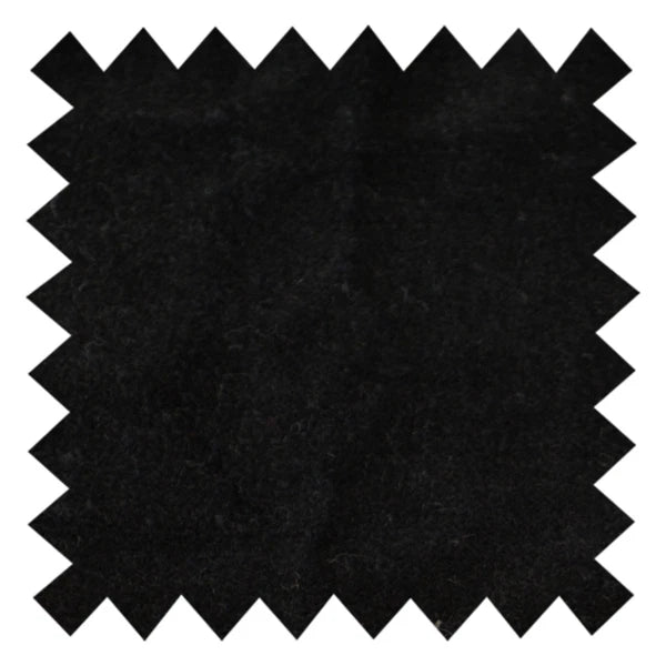 Set of 2 Black Velvet Cushion Covers 22x22" | Soft Pillow Cases for Sofa/Bed