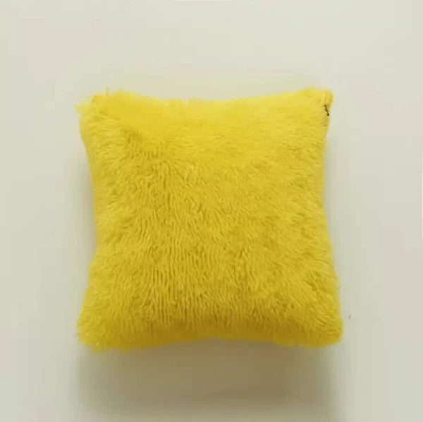 40CM x 40CM Fluffy Pillow Case Faux Soft Plush Cover Cushion Home Bed Sofa Decor