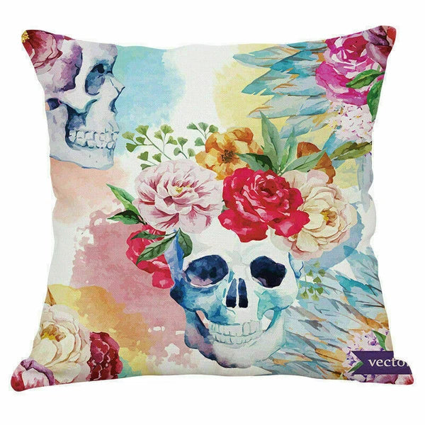 Decoration Cushion Cover Pillow Sofa Home Case Plants Office Green