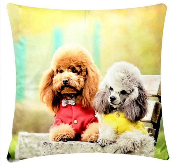 Cushion Cover Animal Print for Home Sofa Chair Bed Couch, Decorative Pillowcases