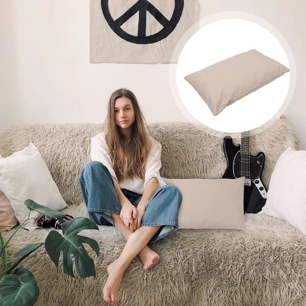 2 Pcs Waterproof Throw Pillowcase Couch Cushion Covers for Sofa Car Outdoor