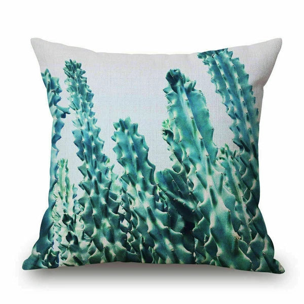 Plant Pattern Home Sofa Decor Pillow Case Waist Cushion Cover 18"