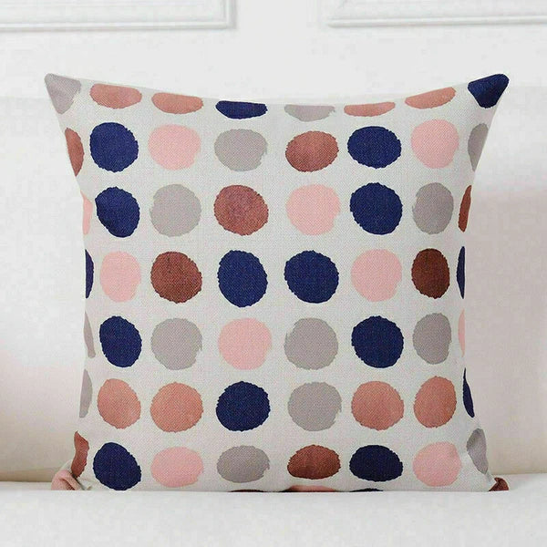 MY1437 Cushion Home Pillow Sofa Throw Cover Geometric Waist Case