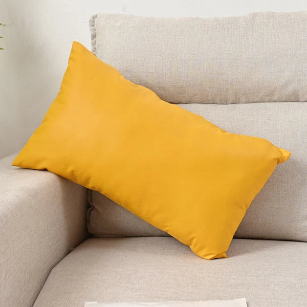 2025 Faux PU Leather Cushion Cover Throw Pillow Case Sofa Bed Home Decor