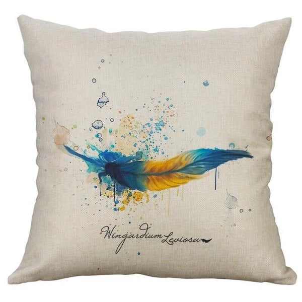 Leaves Feather   Cushion Cover Throw Pillow Case Home Sofa Car Decor