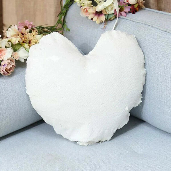 10Pcs Sublimation Blank Reversible Sequin Pillow Case Waist Sofa Cushion Cover