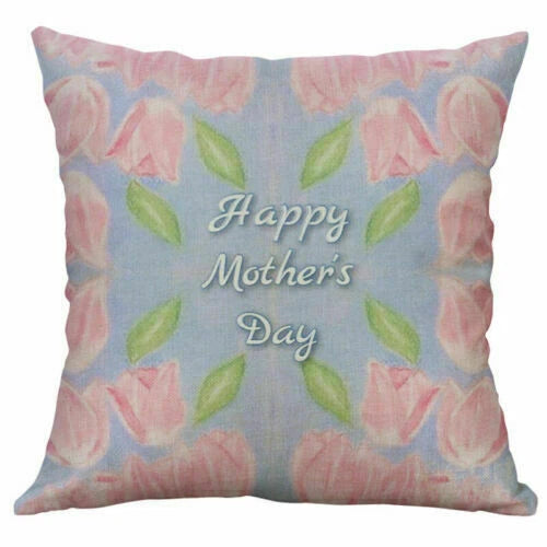 Love Letter Cover Pillow Case Print Home Cushion Cotton 18" Decor Sofa