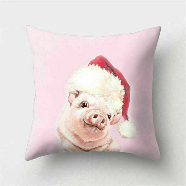 Decor Cushion Pink Throw Cover Case Cute Sofa Cover Animal Home Pillow