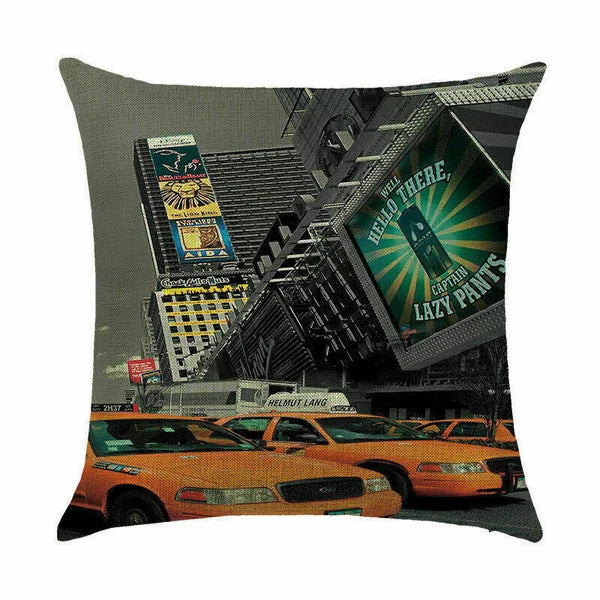 waist case building pillow Home cushion car Print cover cover DecorFamous sofa