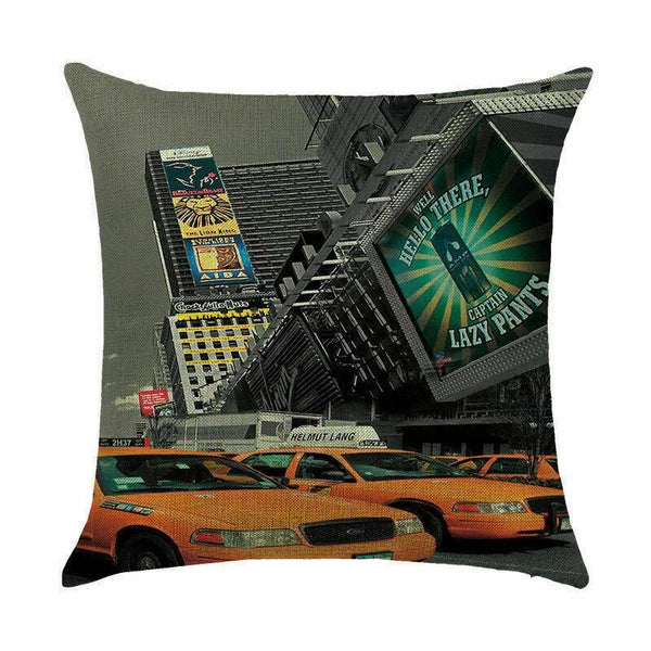 waist case building pillow Home cushion car Print cover cover DecorFamous sofa