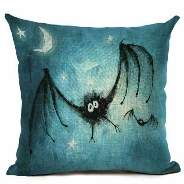 Decor Cushion Hallween Sofa Cover Cover Pumpkin 18"*18" Pillow Pillow Home Case