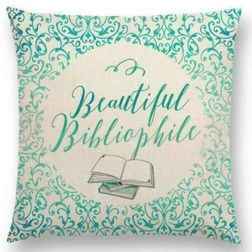 Pillow Series Sofa Letters Cushion Case Books Read Decorative Cover Study Time