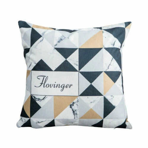 18inch Polyester Geometric Pillow Case Cover Sofa Waist Home Cover Cushion Decor