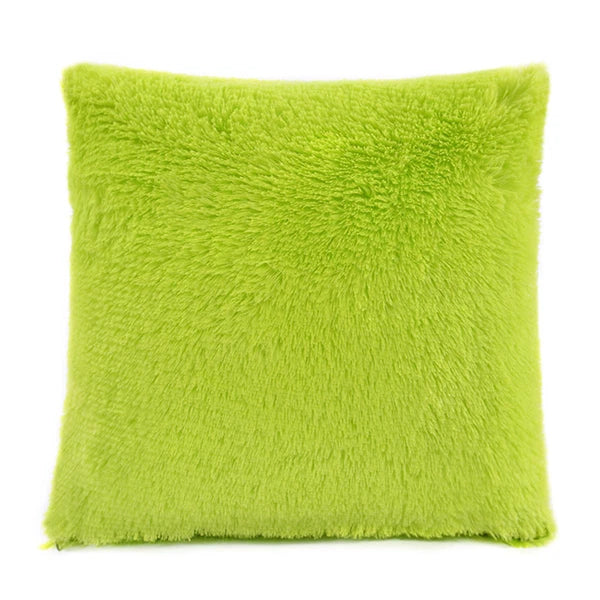 Cushion Cover Solid Color Soft Pillowcase Office Home Bed Sofa Car Décor New