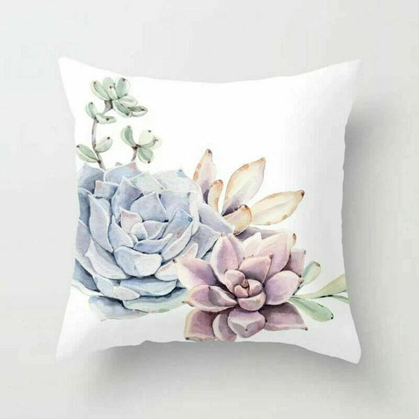 Rustic Flower 18inch Pillow Case Sofa Bed Cushion Cover Home Decor