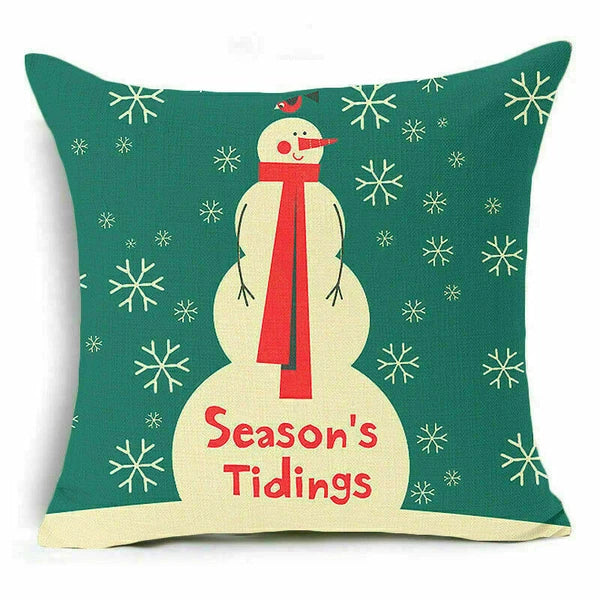Decor Cushion 18" Pillow Cover Sofa Christmas Throw Style Home
