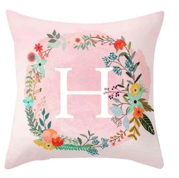 18inch Pink Letters Pillow Case Throw Sofa Home Decor Cushion Cover