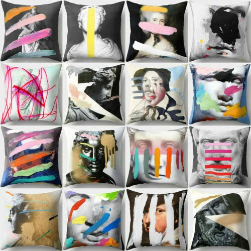 18 inch Polyester Pillow case cover sofa throw waist Home cover cushion Decor
