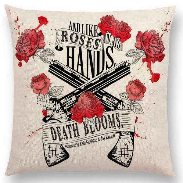 Pillow Series Sofa Letters Cushion Case Books Read Decorative Cover Study Time