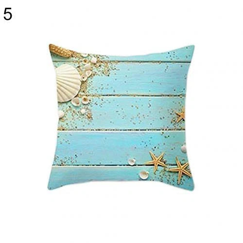 Sea Beach Star Fish Seashell Throw Pillow Case Cushion Cover Sofa Bed Car Decor
