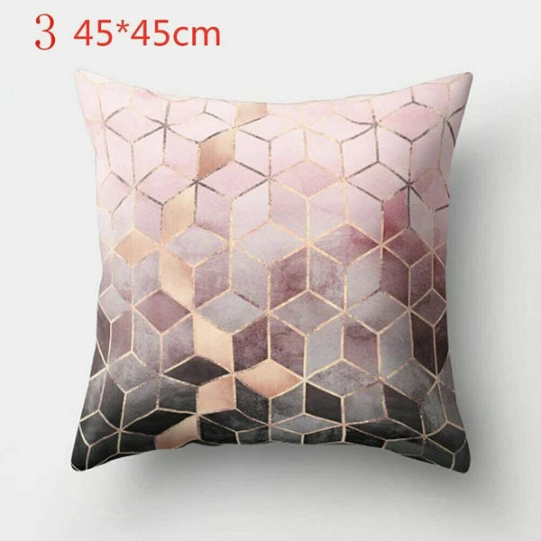 Super Soft Geometric Print Pillow Cases Art Cushion Covers for Sofa Pillowcases