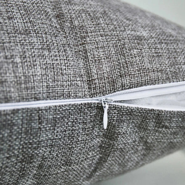 New 16*16" Plain Linen Cushion Cover Pillow Cases Home Sofa Decor Multicolor