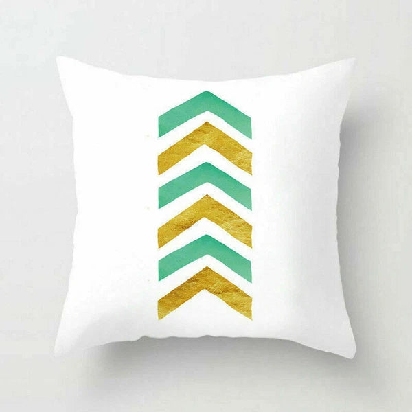 Polyester Geometric Sweet Pillow Case Sofa Waist Home Cover Cushion Decor 18"
