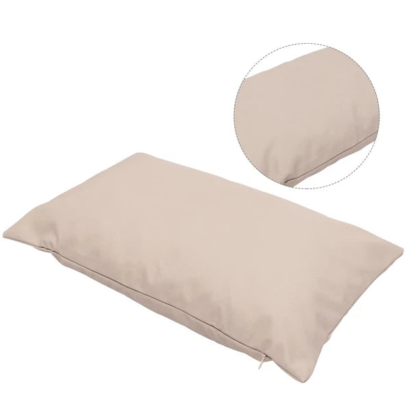 2 Pcs Waterproof Throw Pillowcase Protector Couch Cushion Cover Car