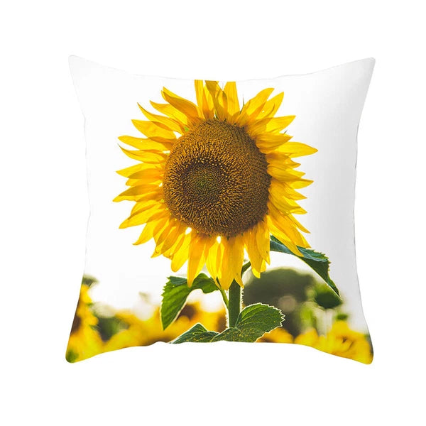 18''X18'' LOVE FLOWER ROSE POLYESTER CUSHION COVER PILLOW CASE HOME SOFA DECOR