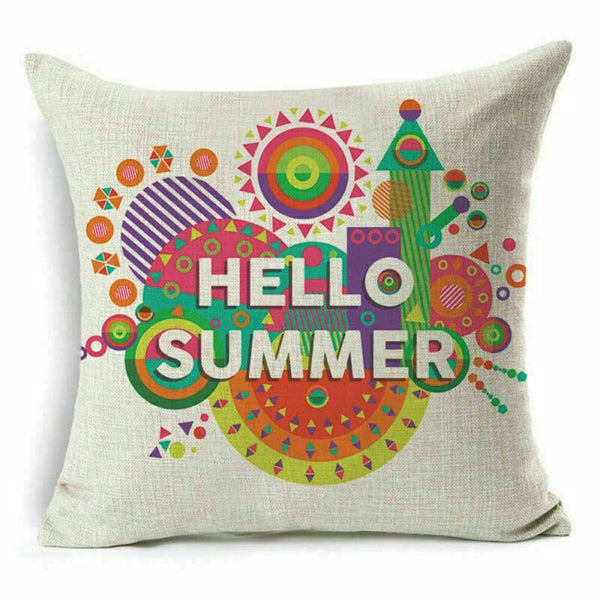 Cover Home Future Decor Waist Pillow Letter Case Cushion Sofa