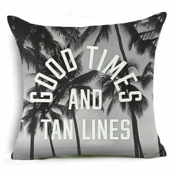 18'' Forest Plant pillow case sofa waist Home cover cushion Decor
