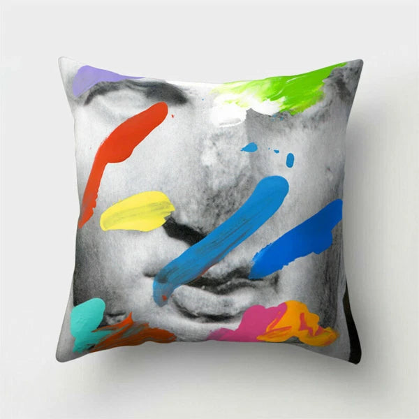 18 inch Polyester Pillow case cover sofa throw waist Home cover cushion Decor