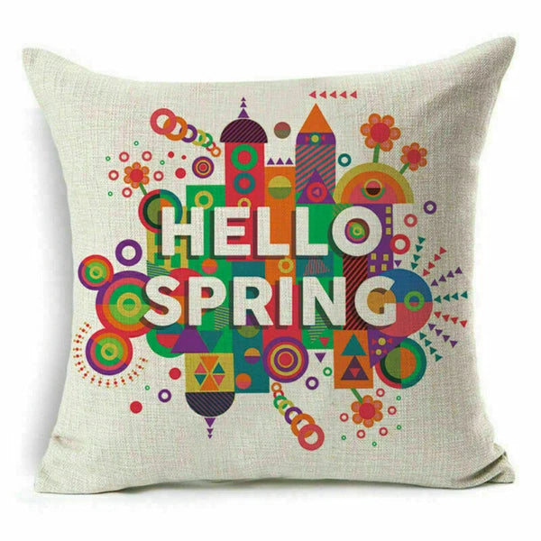 Cover Home Future Decor Waist Pillow Letter Case Cushion Sofa