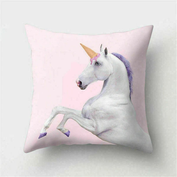 Decor Cushion Pink Throw Cover Case Cute Sofa Cover Animal Home Pillow