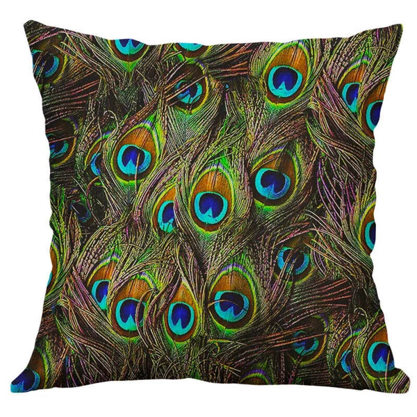 Leaves Feather   Cushion Cover Throw Pillow Case Home Sofa Car Decor