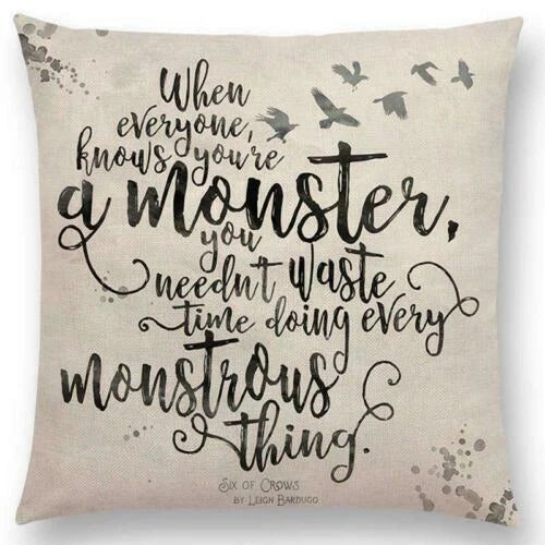 Pillow Series Sofa Letters Cushion Case Books Read Decorative Cover Study Time