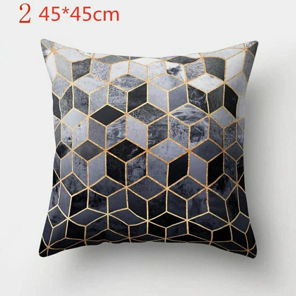 Super Soft Geometric Print Pillow Cases Art Cushion Covers for Sofa Pillowcases