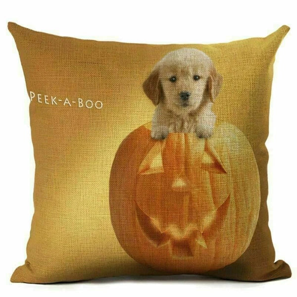 Decor Cushion Hallween Sofa Cover Cover Pumpkin 18"*18" Pillow Pillow Home Case
