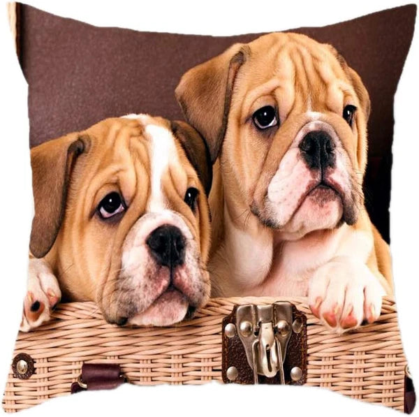 Cushion Cover Animal Print for Home Sofa Chair Bed Couch, Decorative Pillowcases