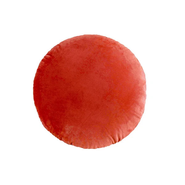 45cm Solid Color Round Cushion Cover Soft Velvet Pillowcase Home Sofa Bed Decor