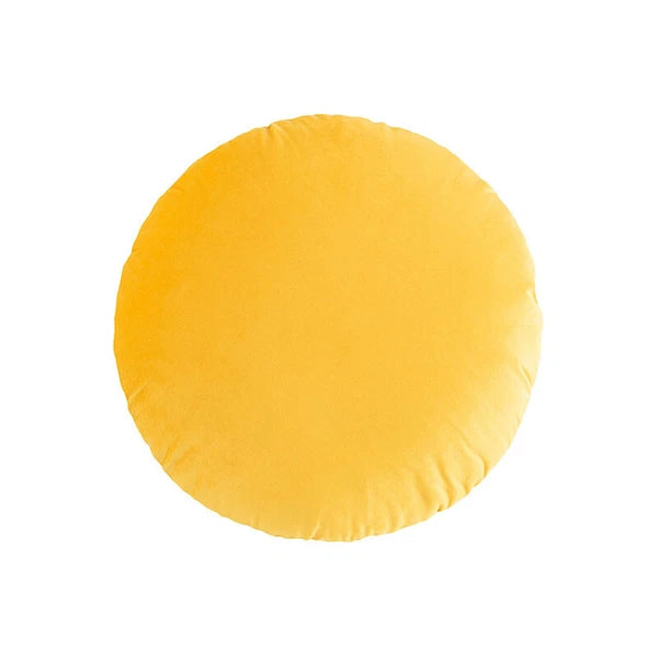 45cm Solid Color Round Cushion Cover Soft Velvet Pillowcase Sofa Bed Decor Props