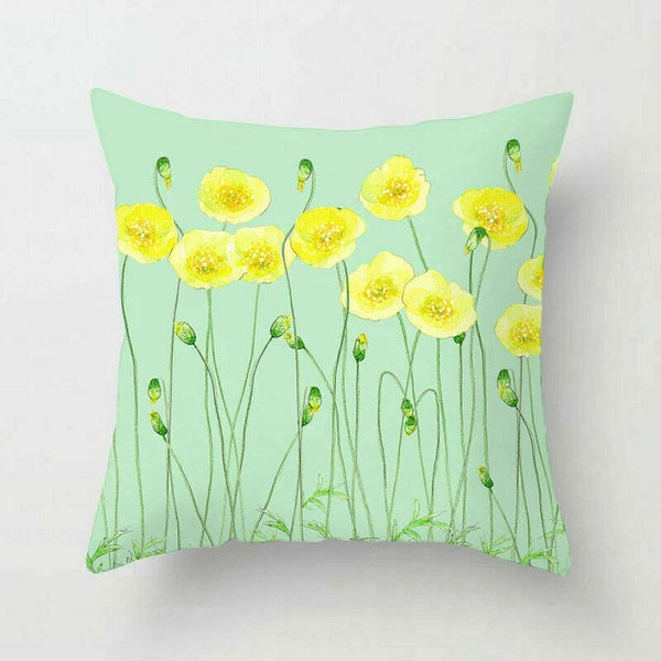 Rustic Flower 18inch Pillow Case Sofa Bed Cushion Cover Home Decor