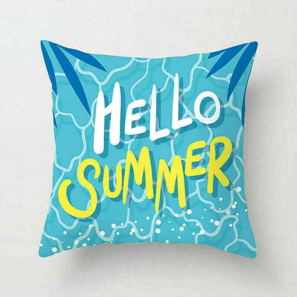 18" Retro Sea Animal Pillow Case Cover Throw Cushion Decor Polyester Sofa Home