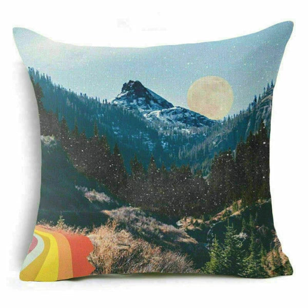 18'' Forest Plant pillow case sofa waist Home cover cushion Decor