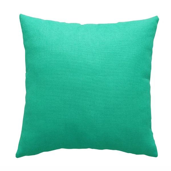 New 16*16" Plain Linen Cushion Cover Pillow Cases Home Sofa Decor Multicolor