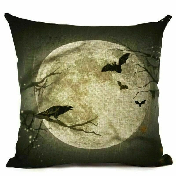 Decor Cushion Hallween Sofa Cover Cover Pumpkin 18"*18" Pillow Pillow Home Case